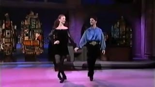 Riverdance first appearance on US network TV  The Late Show with David Letterman [upl. by Nynnahs]