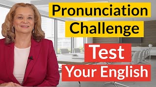 English Pronunciation Test  How good is your English [upl. by Nonad]