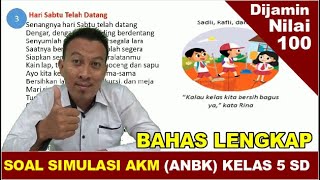 SOAL SIMULASI AKM ANBK KELAS 5 SDMI  FULL PENJELASAN LENGKAP Part 5 [upl. by Anasor]