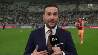 FotbollsVM 2022 Mystisk röst i SVT säger ”Erdoğan” 20221213 [upl. by Urias]