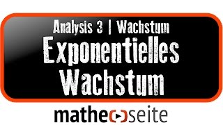 Exponentielles Wachstum berechnen  A3003 [upl. by Stalker]