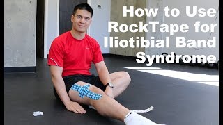 RockTape Kinesiology Taping for Iliotibial Band Syndrome [upl. by Noyr]