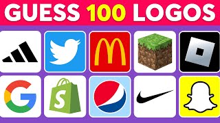 Guess the Logo in 3 Seconds  100 Famous Logos  Logo Quiz 2024  Monkey Quiz [upl. by Kolivas840]