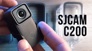 SJCAM C200 CAMERA DE AÇÃO TESTE E REVIEW [upl. by Edy]