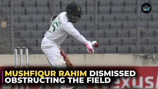 Mushfiqur Rahim Obstructing the Field  Mushfiqur Rahim OBS Out  Mushfiqur Rahim Handling the Ball [upl. by Jorrie]