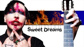 Marilyn Manson  Sweet Dreams на Гитаре  РАЗБОР  ТАБЫ [upl. by Stila]