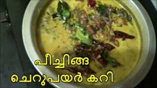 Peechinga Cherupayar Curry  Ridge Guard green gram curry [upl. by Lubba968]