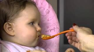 How to feed a baby 79 months [upl. by Critchfield]