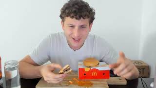 McDonald’s Mukbang… goodbye 👋 [upl. by Chemash]