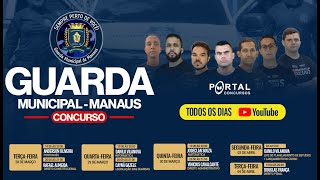 CONCURSO GUARDA MUNICIPAL DE MANAUS LIVE DE PLANEJAMENTO DE ESTUDOS  LANÇAMENTO DE CURSO [upl. by Luci207]