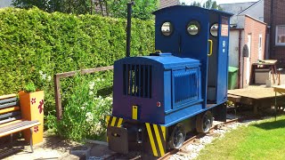 Feldbahnlok zerstört Garten [upl. by Monson]