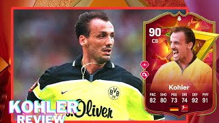 ¿ES BUENA OPCIÓN PARA EVOLUCIONAR Jürgen Kohler 90 GOLAZO Review EA FC 24 [upl. by Schreiber]