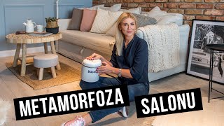 Jak urządzić mały salon w bloku Zobacz naszą metamorfozę [upl. by Anelliw]