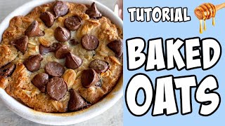 How to make Baked Oats tutorial [upl. by Ibrek]