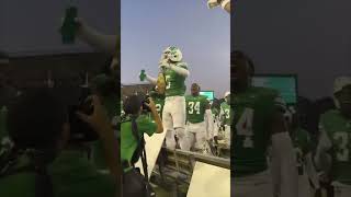 North Texas players channeling their inner Stone Cold 🍻💀 [upl. by Annayoj]