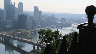 Pittsburgh  Duquesne Incline Overlook Mt Washington [upl. by Dell302]