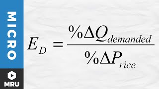 Calculating the Elasticity of Demand [upl. by Serles745]