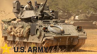 US Army 3ID Tanks Fighting Vehicles and Soldiers during exercises [upl. by Eneres]