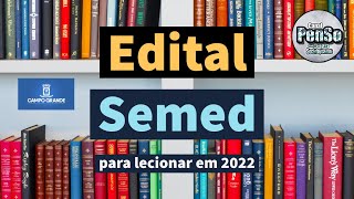 Edital Semed 20212022 [upl. by Wallraff]