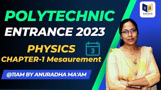 polytechnic entrance exam 2023 physics chapter1 polytechnic physics chapter1 2023 raceva academy [upl. by Cassy]