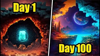 I Survived 100 Days In Minecraft Expansion [upl. by Naid]