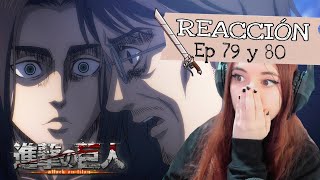 REACCIÓN SHINGEKI NO KYOJIN Eps 7980 ⚔🩸💀  ¡EL RETUMBAR 2 [upl. by Eirrej]