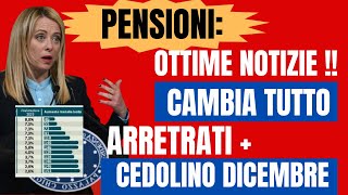 ✅PENSIONI 👉🏼SCOPRI I NUOVI AUMENTI CON TABELLA UFFICIALE  BONUS ARRETRATI📈 [upl. by Marlyn]