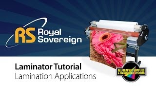 Lamination Tutorial Royal Sovereign RSC1401CLTW  All Graphic Supplies [upl. by Nyre]