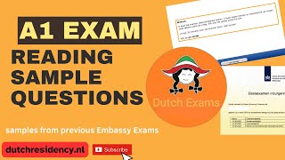 A1 reading sample exam Leesvaardigheid A1 [upl. by Dominus931]