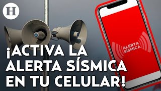 ¿La alerta sísmica no sonó en tu celular Te damos el paso a paso para activar las notificaciones [upl. by Nelleyram]