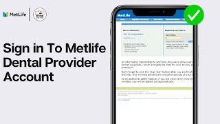 How To Sign in To Metlife Dental Provider Account 2024 [upl. by Rianon]