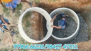 1200ltr FRP Bio Septic Tank installation by Pioneer Bio Tank in Thalaivasal salem Project 2salem [upl. by Biddy]