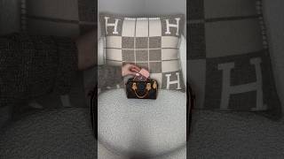 WHAT FITS IN LV NEW NANO SPEEDY louisvuitton wimb minibag [upl. by Gniw]