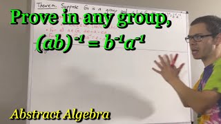 Prove in any group ab1  b1a1 ILIEKMATHPHYSICS [upl. by Dole877]