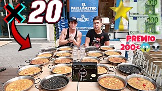 RECORD DE PAELLAS EN 15 MINUTOS CON 200€ DE PREMIO [upl. by Ellitnahc]