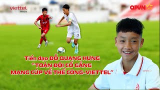 Chân sút hàng đầu U13 Thể CôngViettel học quotthần tượngquot C Ronaldo muốn như Khuất Văn Khang [upl. by Natie231]