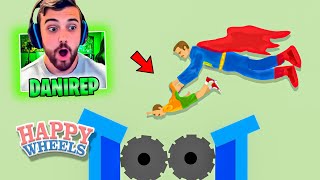 TIMMY CAE A UNA TRITURADORA  Happy Wheels [upl. by Eneluj619]