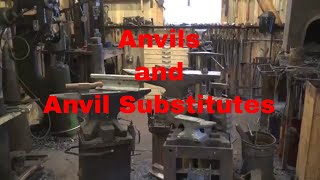 Blacksmithing anvils and anvil substitutes [upl. by Odnaloy]