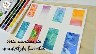 TÉCNICAS INCREÍBLES PARA PINTAR CON ACUARELAS  YOUR CREATIVE CHANNEL [upl. by Giltzow660]