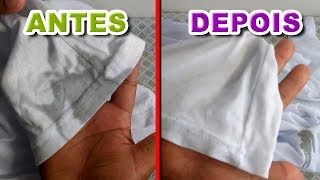 COMO TIRAR MANCHAS DE ROUPAS COM APENAS 3 INGREDIENTES CASEIRO [upl. by Hterrag]