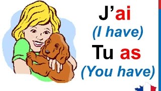 French Lesson 14  AVOIR TO HAVE Verb Conjugation Present tense  Conjugaison Indicatif présent [upl. by Anairuy411]