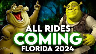 NEW Rides Coming to Florida in 2024 [upl. by Sirromad]