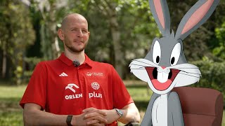 Bartosz Kurek 🇵🇱  Zwariowane melodie Sportowe wywiady z Królikiem BugsemWBKidsInternational [upl. by Morris]