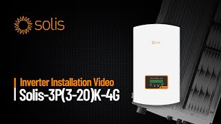 Solis3P320K4G inverter installation video [upl. by Christiano381]