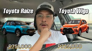 Toyota Raize vs Toyota Wigo  DONT MAKE A MISTAKE ✋🏻  WATCH BEFORE YOU BUY ⛔️ [upl. by Reagan266]