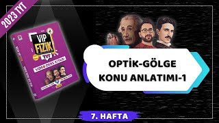 Gölge ve Yarı Gölge Konu Anlatımı 1  Optik  2023 TYT Fizik KAMPI [upl. by Adalheid405]