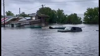 Dam bursts in Russia’s Orenburg region  Thousands of houses are flooded [upl. by Dafna276]