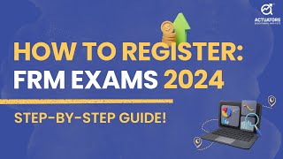 How to Register for FRM Exams 2024  StepbyStep Guide  Praveen Patwari Sir [upl. by Airan140]