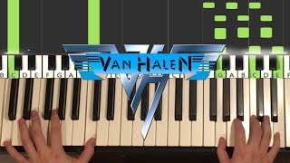 Van Halen  Jump Piano Tutorial Lesson [upl. by Ginder]