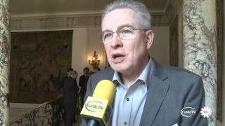 Transport Emissions Interview with Dirk Sterckx at EurActiv Workshop [upl. by Nylessoj747]